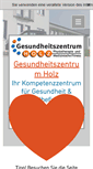 Mobile Screenshot of gesundheitszentrum-holz.de